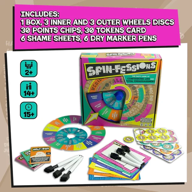 Spin-Fessions Board Game - 2