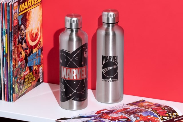 Marvel Logo Metal Water Bottle - 1