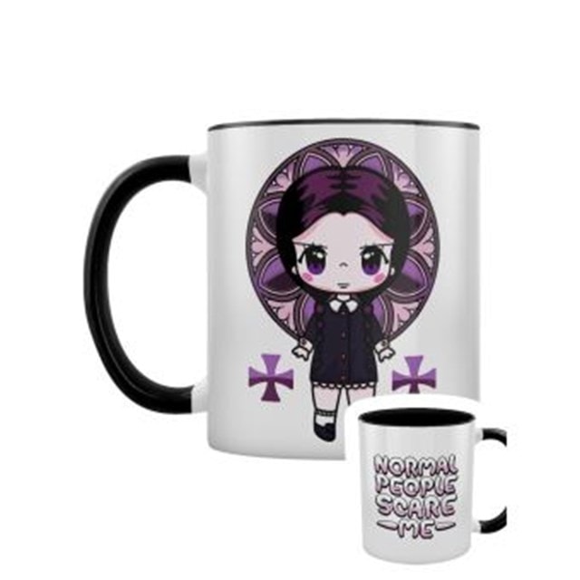 Mio Moon Normal People Scare Me Black Coloured Inner Mug - 1