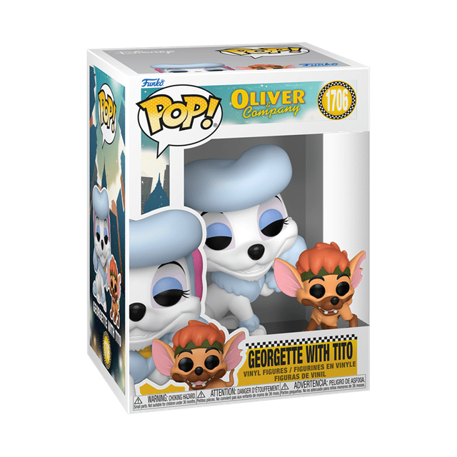 Georgette With Tito 1706 Oliver And Company Funko Pop Vinyl - 2