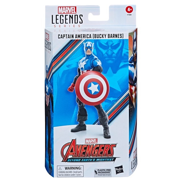 Captain America Bucky Barnes Avengers 60th Anniversary Hasbro Marvel Legends Series Action Figure - 9