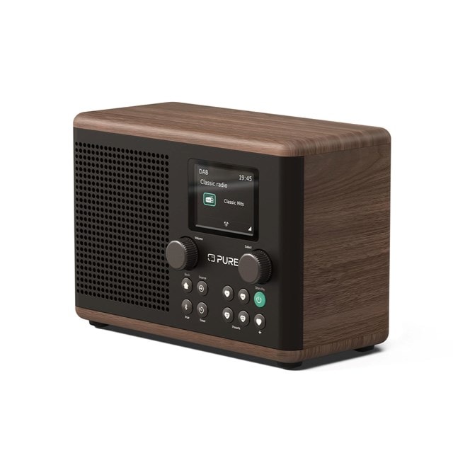 Pure Classic H4 Coffee Black/Walnut DAB+/FM Portable Radio & Bluetooth Speaker - 2