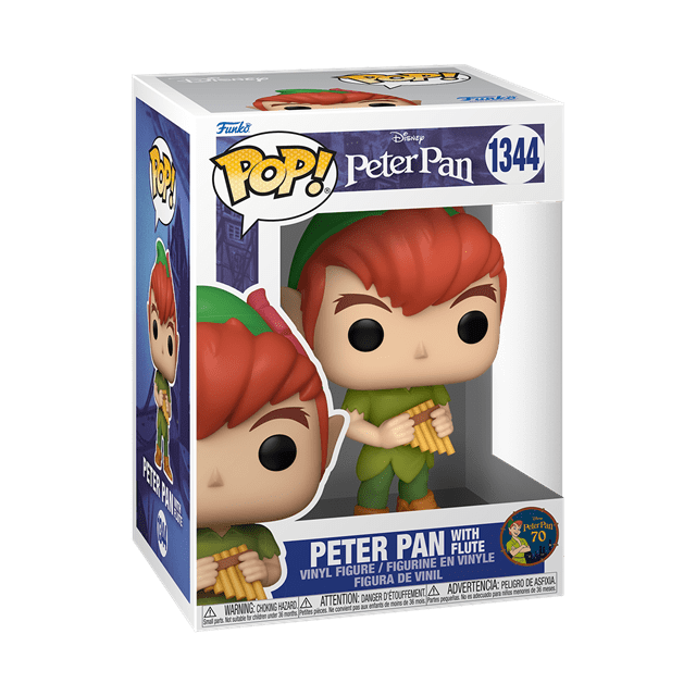 Peter With Flute (1344) Peter Pan 70th Anniversary Pop Vinyl - 2