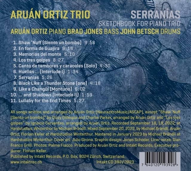 Serranias: Sketchbook for Piano Trio - 1