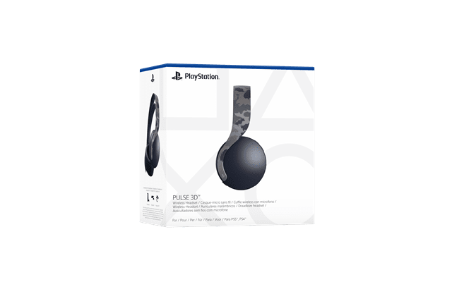 Official PlayStation 5 Pulse 3D Wireless Headset - Grey Camo - 6