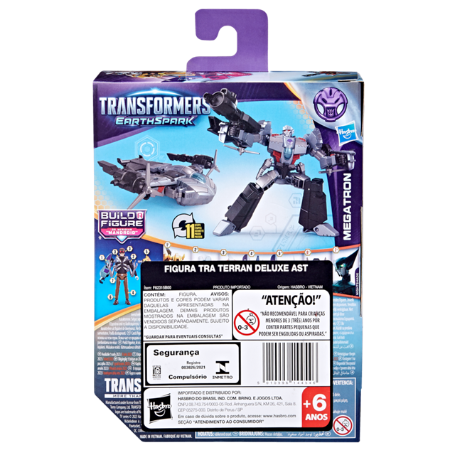 Transformers EarthSpark Deluxe Megatron Hasbro Action Figure - 3