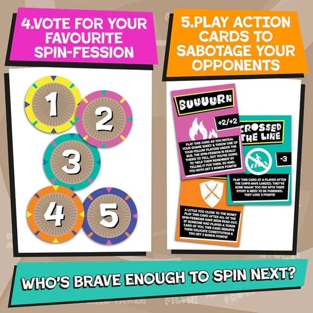 Spin-Fessions Board Game - 5