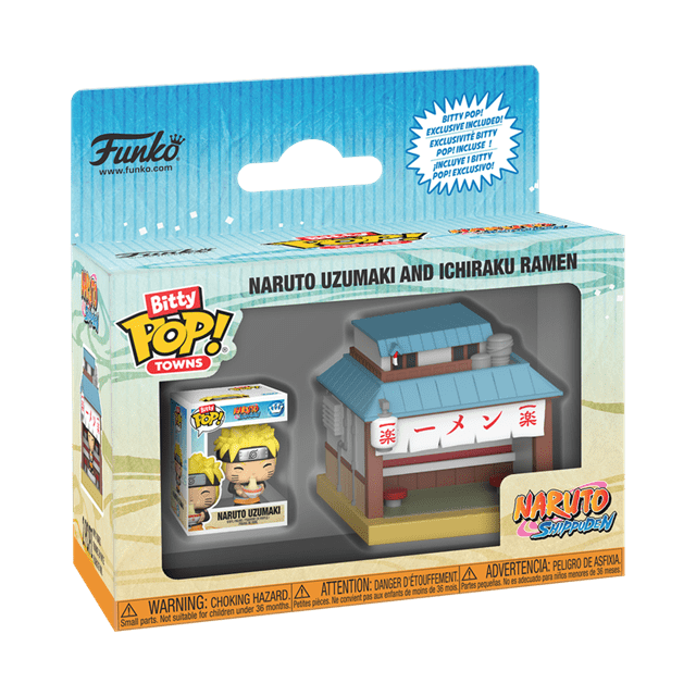 Naruto Uzumaki And Ichiraku Ramen Naruto Funko Bitty Pop Town - 2