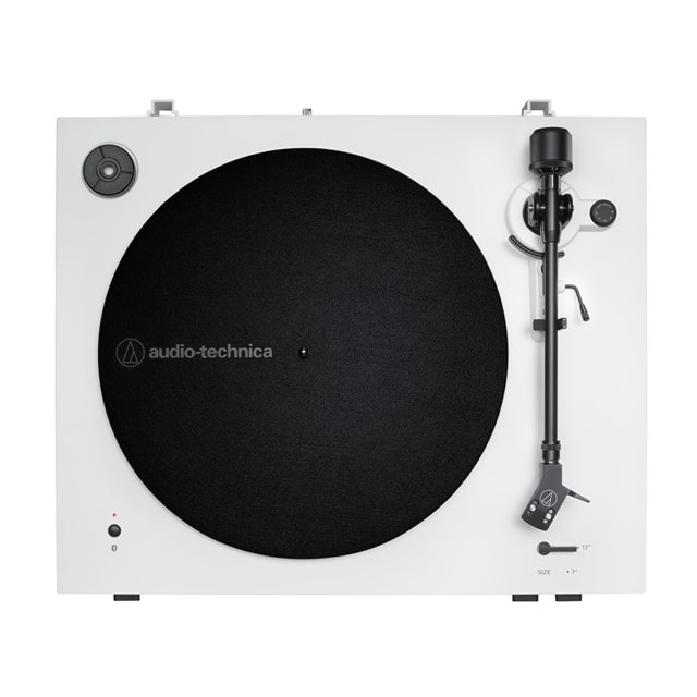 Audio Technica AT-LP3XBT White Fully Automatic Belt-Drive Bluetooth Turntable - 2