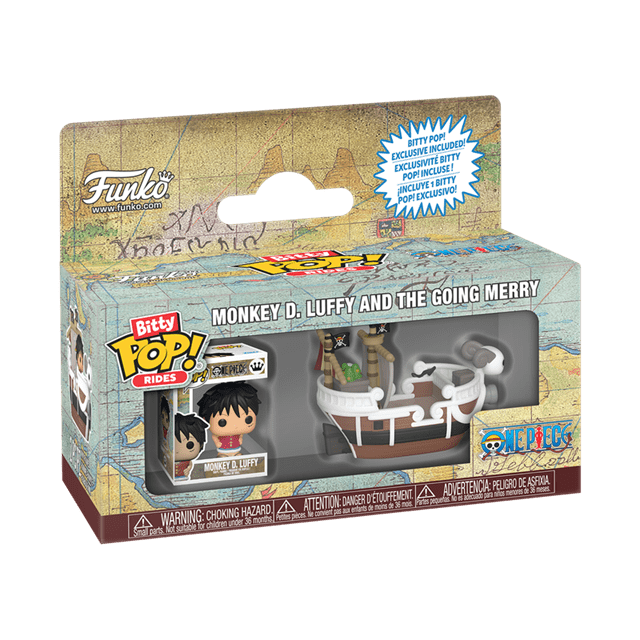 Monkey D Luffy And The Going Merry One Piece Funko Bitty Pop Ride - 2
