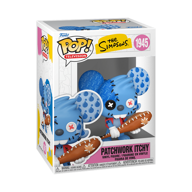 Patchwork Itchy 1945 The Simpsons Funko Pop Vinyl - 2