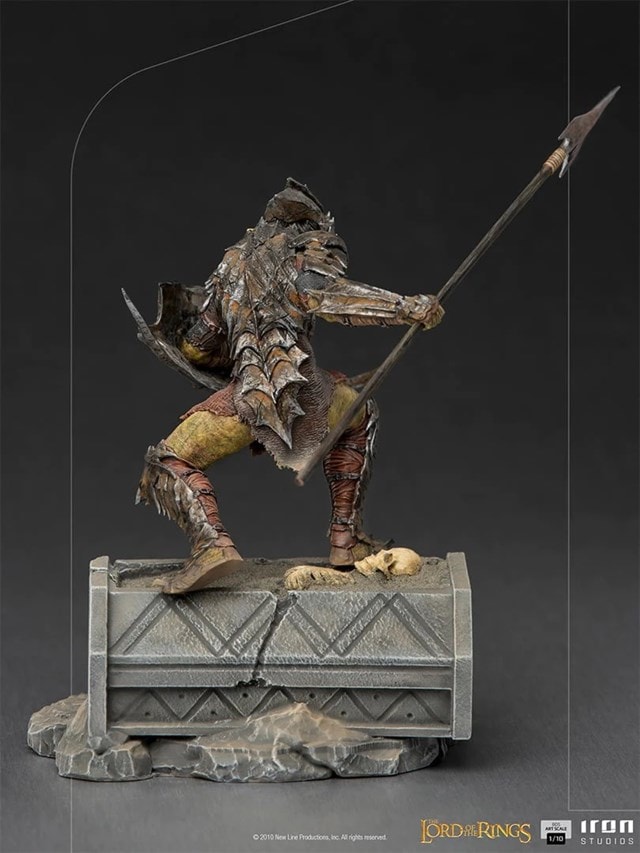 Armored Orc Lord Of The Rings Iron Studios Figurine - 3