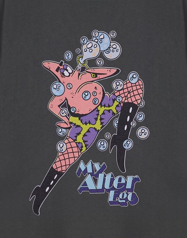 Patrick Star Alter Ego Spongebob Squarepants Tee (Small) - 6
