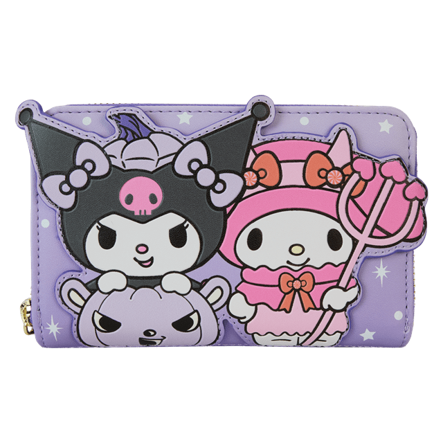 Sanrio Kuromi Pumpkin Loungefly Zip Around Wallet - 1