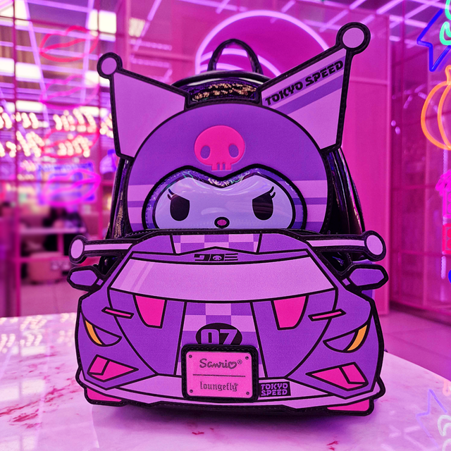 Kuromi Racer Cosplay Mini Backpack hmv Exclusive Loungefly - 2