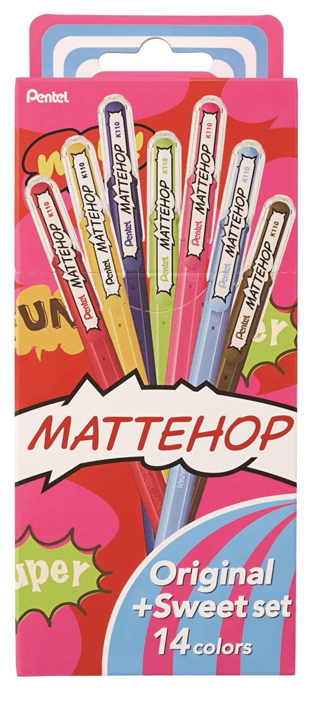 Mattehop Set of 14 Gel Pens - 1