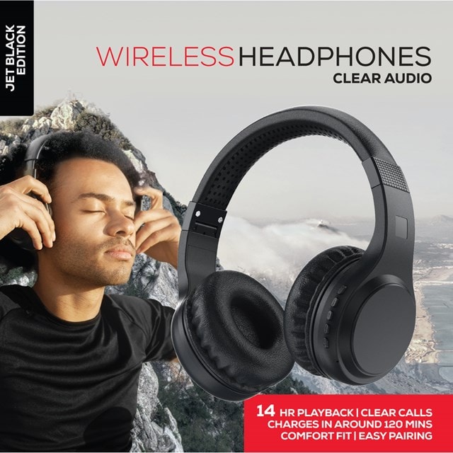 Rock BT On-Ear Black Bluetooth Headphones - 6