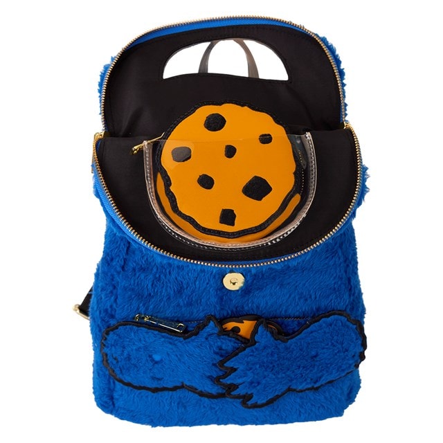 Cookie Monster Plush Sesame Street Loungefly Mini Backpack - 3