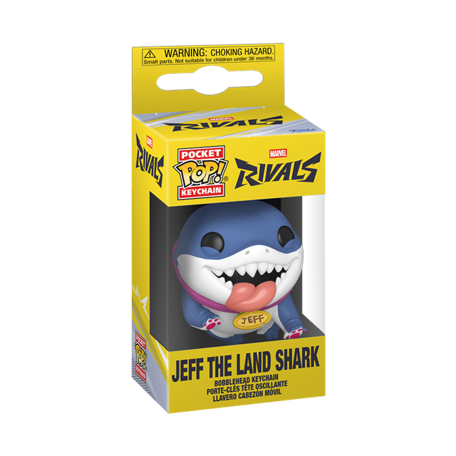 Jeff The Land Shark Marvel Rivals Funko Pop Vinyl Keychain - 2