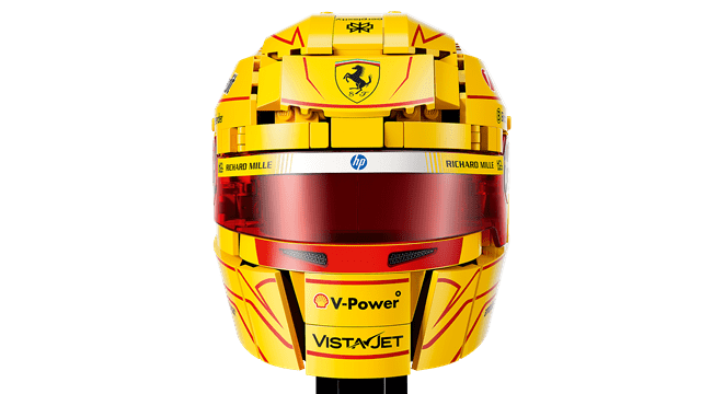 Lewis Hamilton Helmet Scuderia Ferrari F1 LEGO - 4