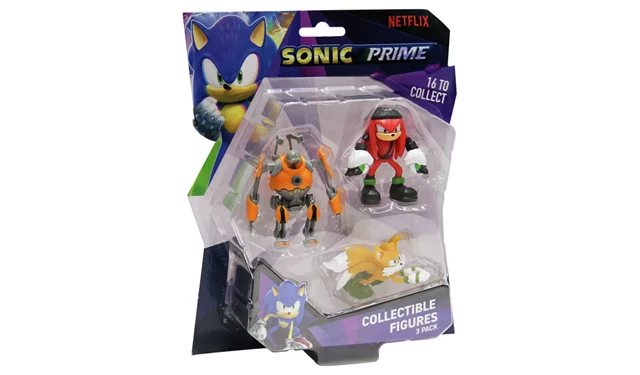 Sonic Prime Collectible Figure 3 Pack Assortment - 8