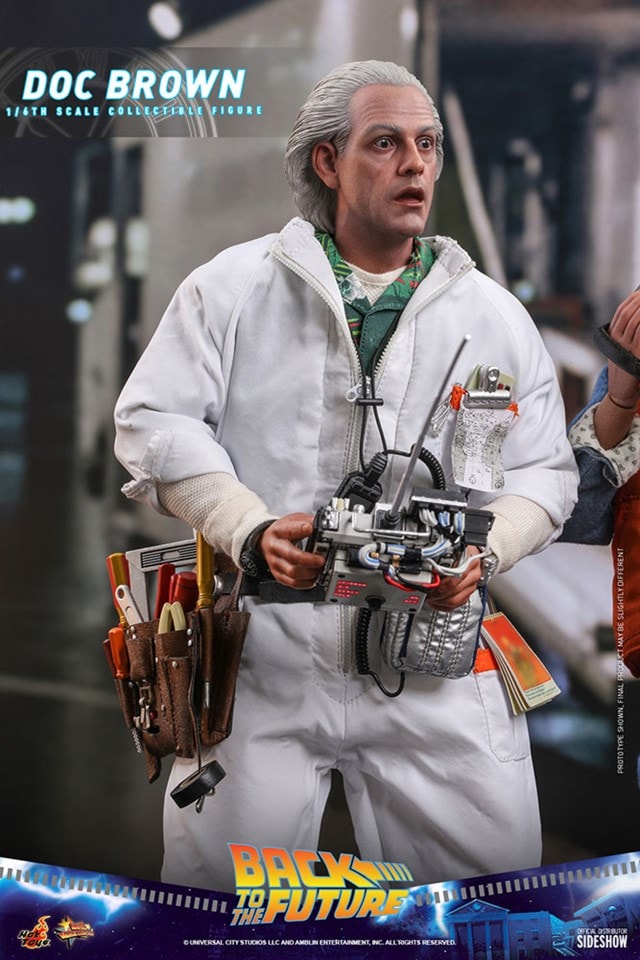 1:6 Doc Brown: Back To The Future Hot Toys Figure - 3