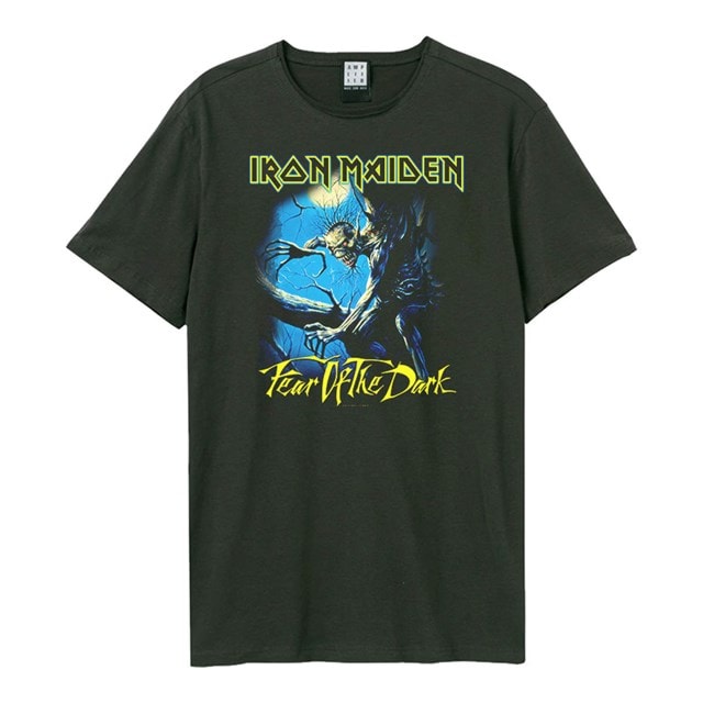 Fear Of The Dark Charcoal Iron Maiden Tee (Small) - 1