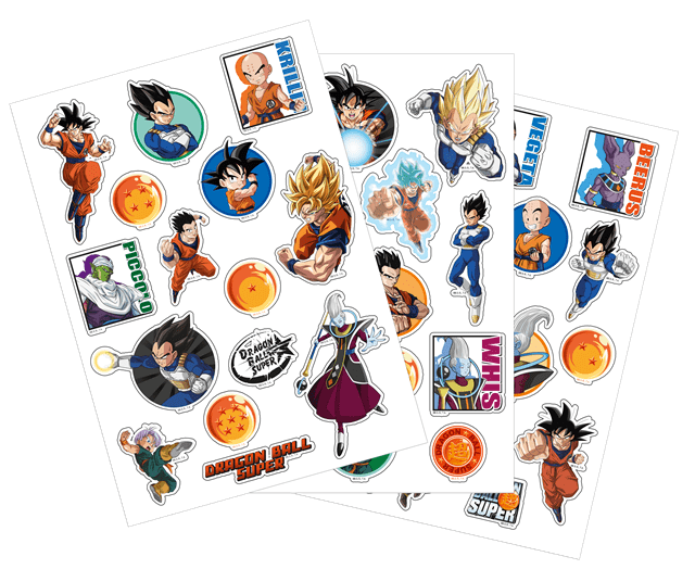Dragon Ball Removable Sticker Set - 1