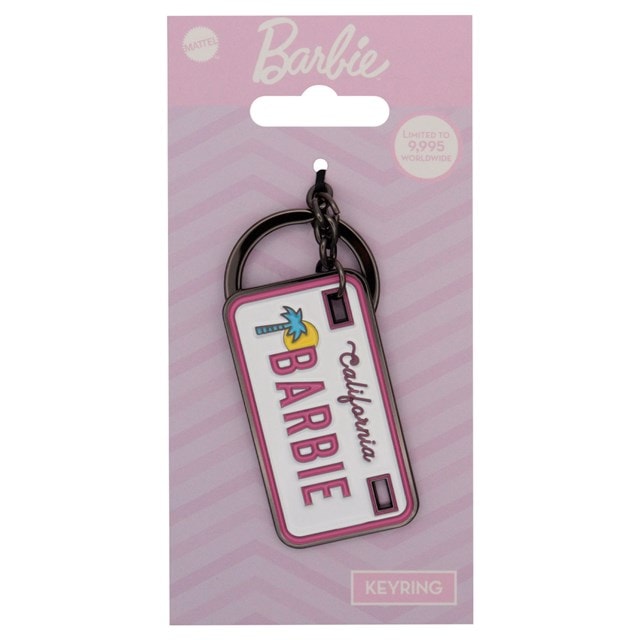 Barbie License Plate Limited Edition Keyring - 3