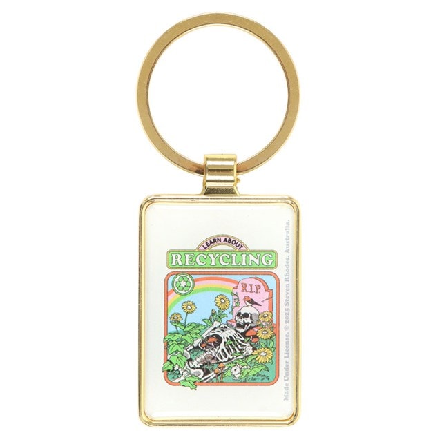 Learn About Recycling Steven Rhodes Keyring - 2