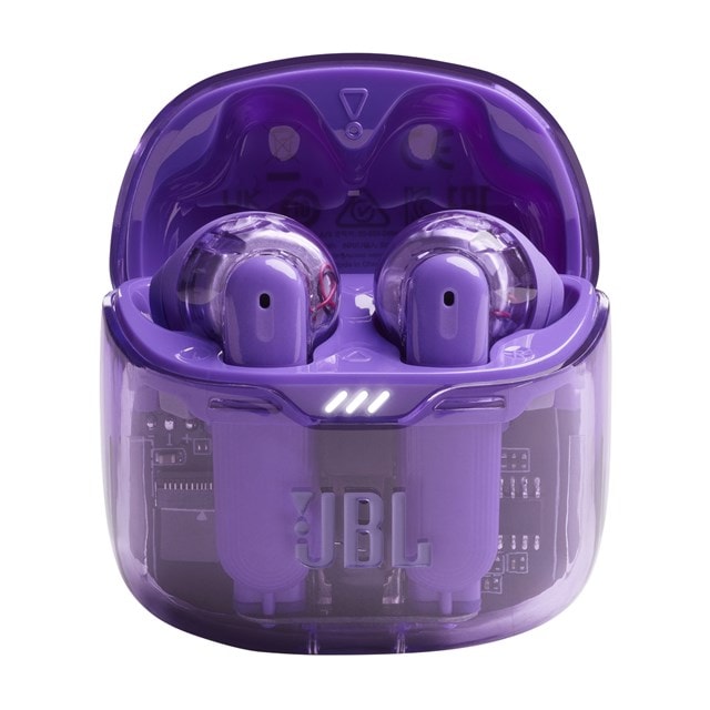 JBL Tune Flex Ghost Edition Purple Active Noise Cancelling True Wireless Bluetooth Earphones - 12