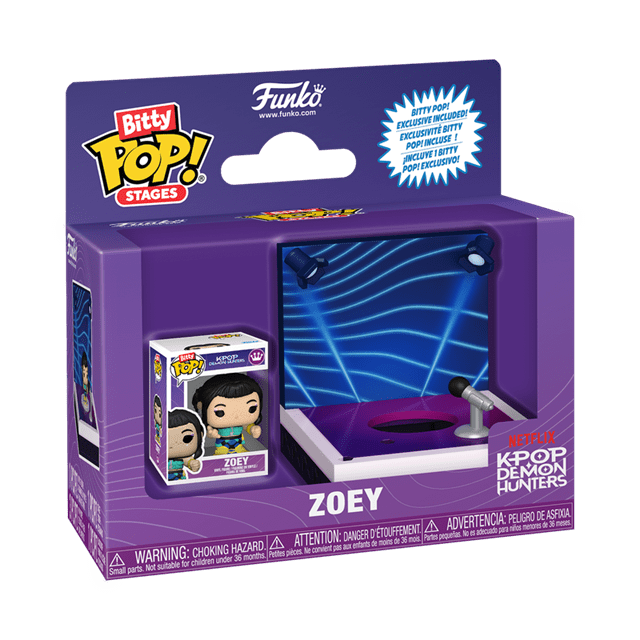 Zoey How It's Done K-Pop Demon Hunters Funko Bitty Pop Stage - 2