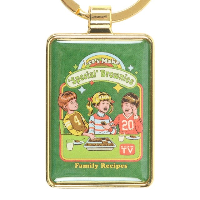 Let's Make 'Special' Brownies Steven Rhodes Keyring - 4