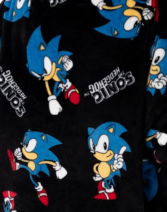 Sonic The Hedgehog Mens Blanket Hoodie - 3