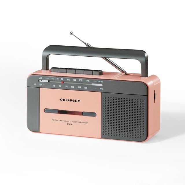 Crosley CT102 Rose Gold Cassette Player - 1