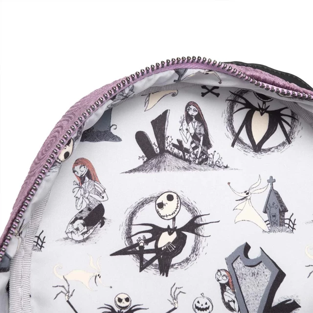 Jack, Sally & Zero Nightmare Before Christmas hmv Exclusive Glow In The Dark Loungefly Mini Backpack - 8