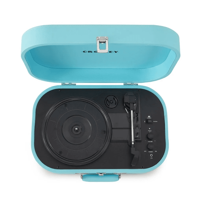 Crosley Discovery Turquoise Bluetooth Turntable - 6