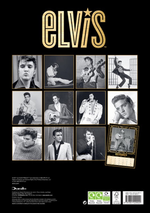 Elvis 2024 A3 Calendar - 3