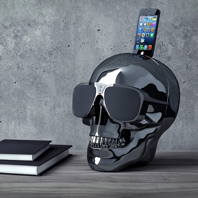 Jarre Aeroskull HD+ Chrome Black Bluetooth Speaker - 2