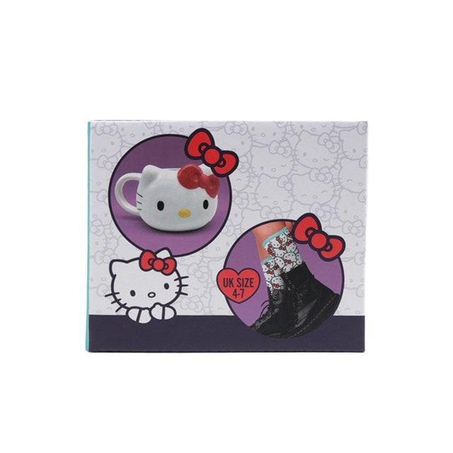 Hello Kitty Sanrio 3D Mug & Sock Set - 3