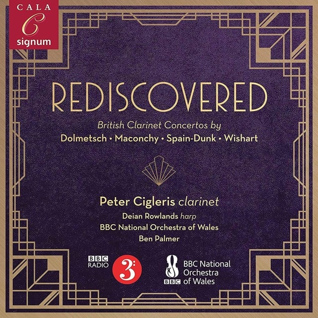 Dolmetsch/Maconchy/Spain -Dunk/Wishart: Rediscovered: British Clarinet Concertos - 1