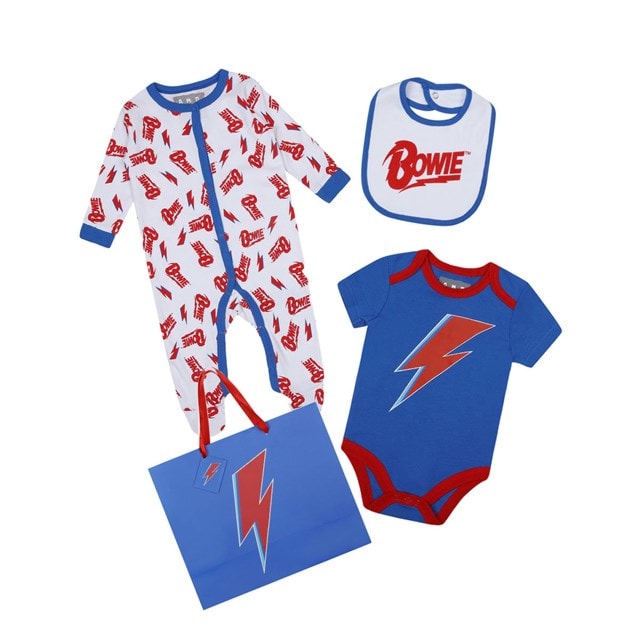 3 Piece David Bowie Babywear Set (3-6 Months) - 1