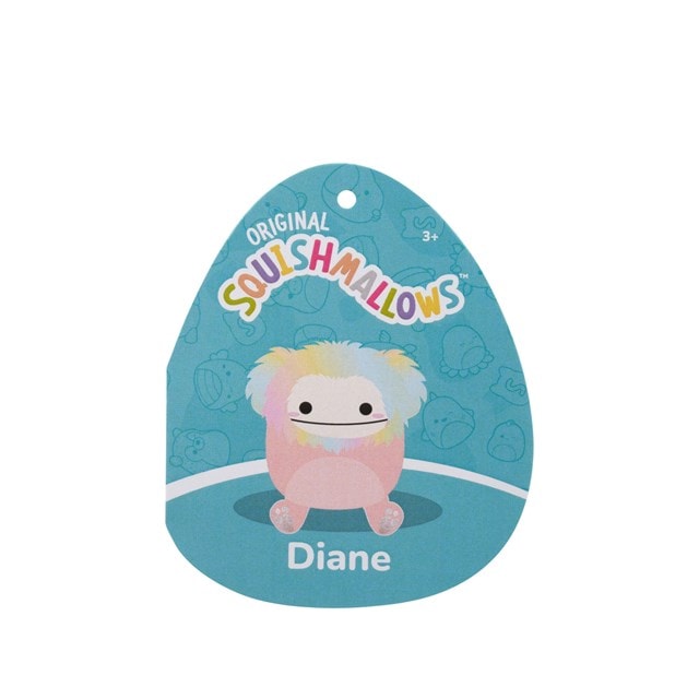 Diane Peach Bigfoot With Rainbow Hair Original Squishmallows Plush - 7