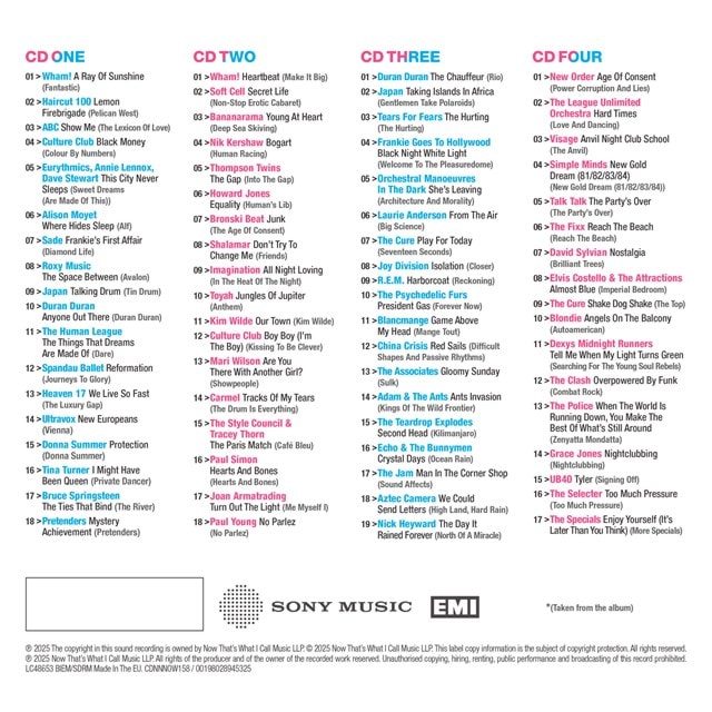 NOW That's What I Call an Era: The Albums 1980-1984 - 2