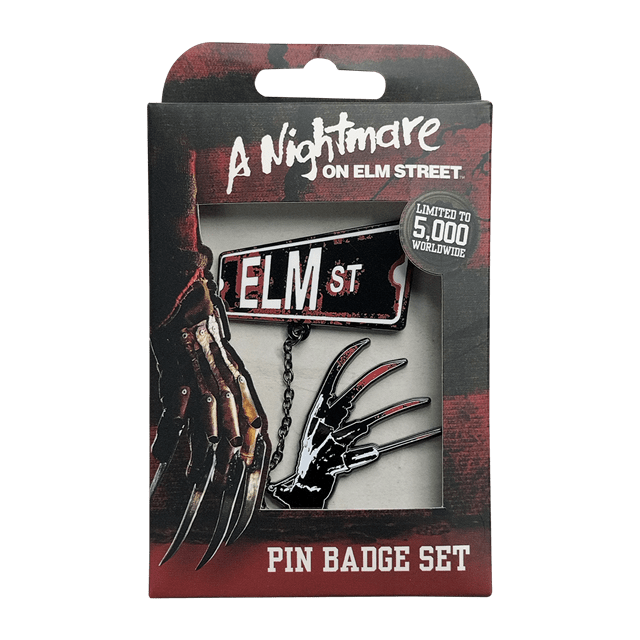 Nightmare On Elm Street Pin Badge Set - 2