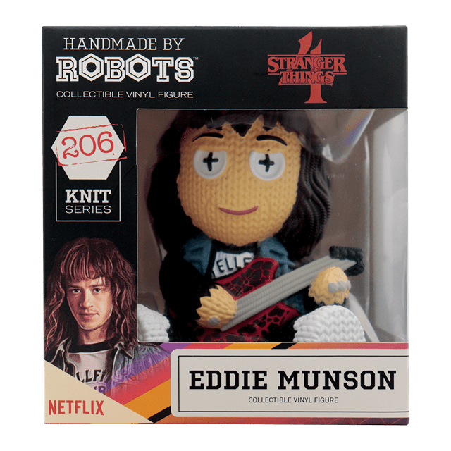 Eddie Munson Stranger Things Handmade By Robots Vinyl Figure - 6