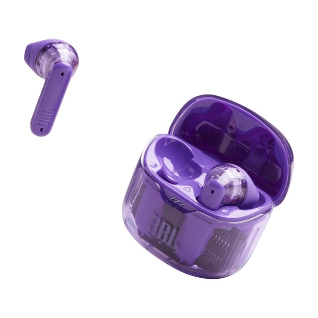 JBL Tune Flex Ghost Edition Purple Active Noise Cancelling True Wireless Bluetooth Earphones - 13