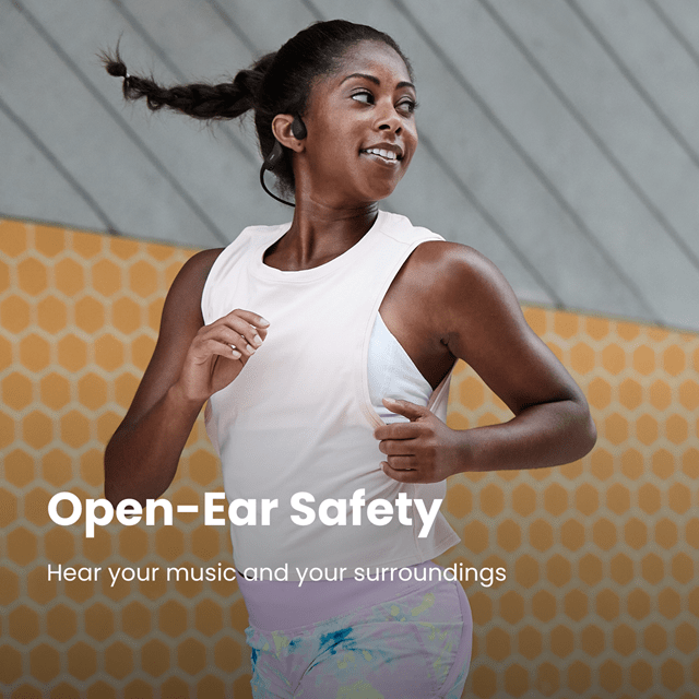 Shokz OpenRun Mini Black Open Ear Bluetooth Earphones - 5