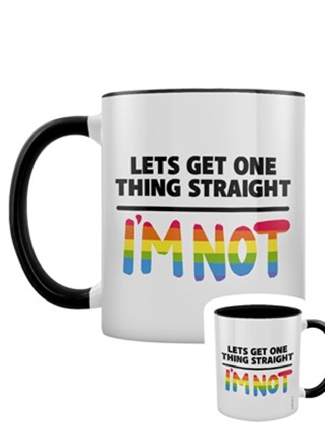 Lets Get One Thing Straight I'm Not Enamel Mug - 1