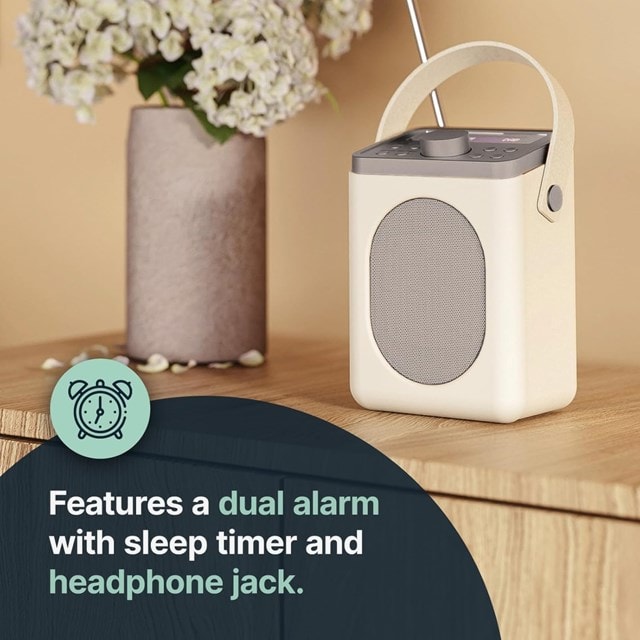 Majority Little Shelford Cream/Grey DAB+/FM Portable Radio - 5